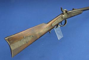 A very nice antique Civil War Gallager Percussion Carbine Early Production by RICHARDSON & OVERMAN Philadelphia, .50 caliber, length 100 cm, in very good condition. Price 3.750 euro