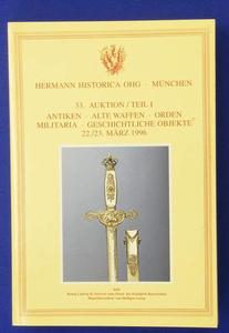 Hermann Historica catalog 22 marz 1996, 912 pages. Price 25 euro