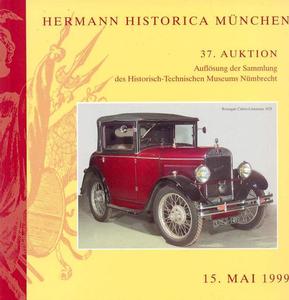 Herman Historica Catalog 15 mai 1999, 252 pages . Price 20 euro