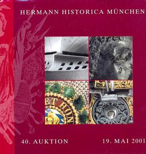 Herman Historica Catalog 19 mai 2001, 225 pages. Price 20 euro 