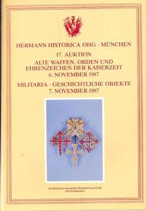 Hermann Historice Catalog 7 november 1987, 600 pages. Price 25 euro
