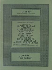 Sotheby's Catalog 23 april 1979,  85 pages. Price 20 euro
