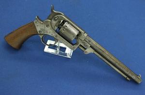 A very nice antique Civil War Starr Single Action Army Percussion Revolver. .44 caliber, length 38 cm, in very good condition. Price 1.950 euro