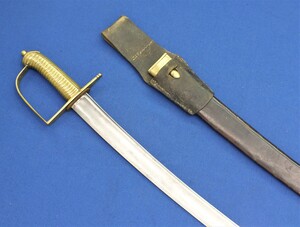 A fine antique probably Dutch Infantry Sword, circa 1800, with frog, length 94 cm, in very good condition. Price 685 euro