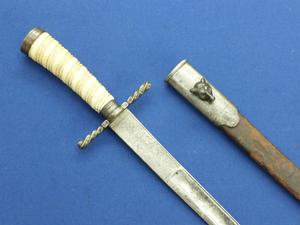 A very nice Antique 18th Century European Hunting Dagger, length 68 cm, in very good condition. Price 975,-  euro