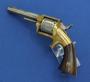 A very nice antique Lucius Pond Front Loading Separate Chambers Revolver, .32 RF caliber, 4