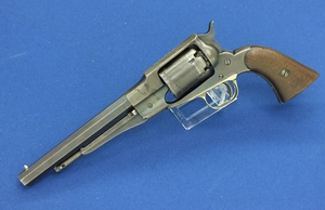 A very nice antique Remington Elliot 1861 Navy Percussion Revolver, Early type, .36 caliber, length 35 cm, in very good condition.