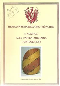 The Hermann Historica Auction Catalogue 1 October 1983. Price 15 euro.