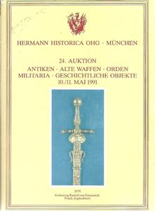 The Hermann Historica Auction Catalogue 10&11 May 1991. Price 25 euro