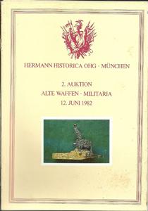 The Hermann Historica Auction Catalogue 12 June 1982. Price 15 euro.