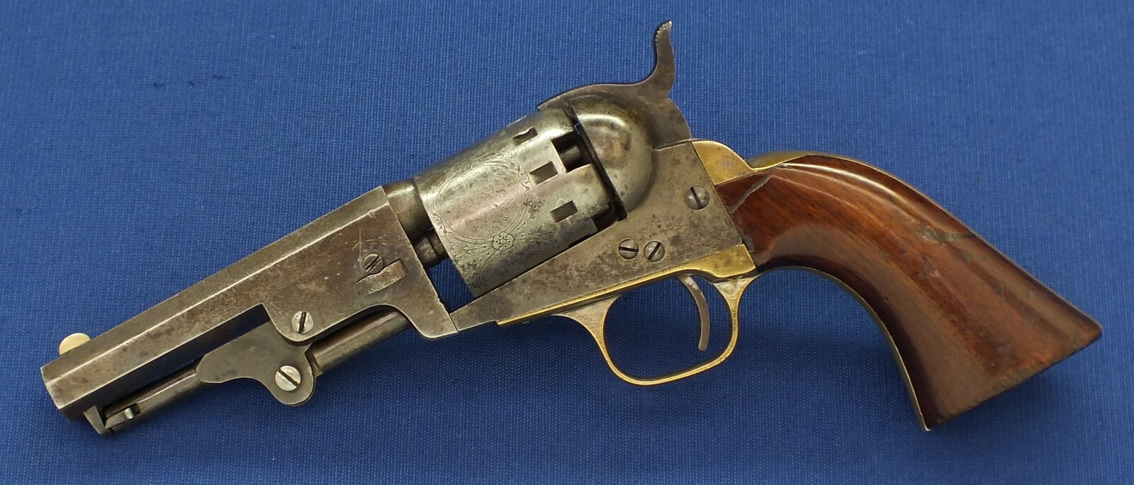 A fine antique American Manhattan .36 Caliber Model Percussion Revolver a.k.a. 