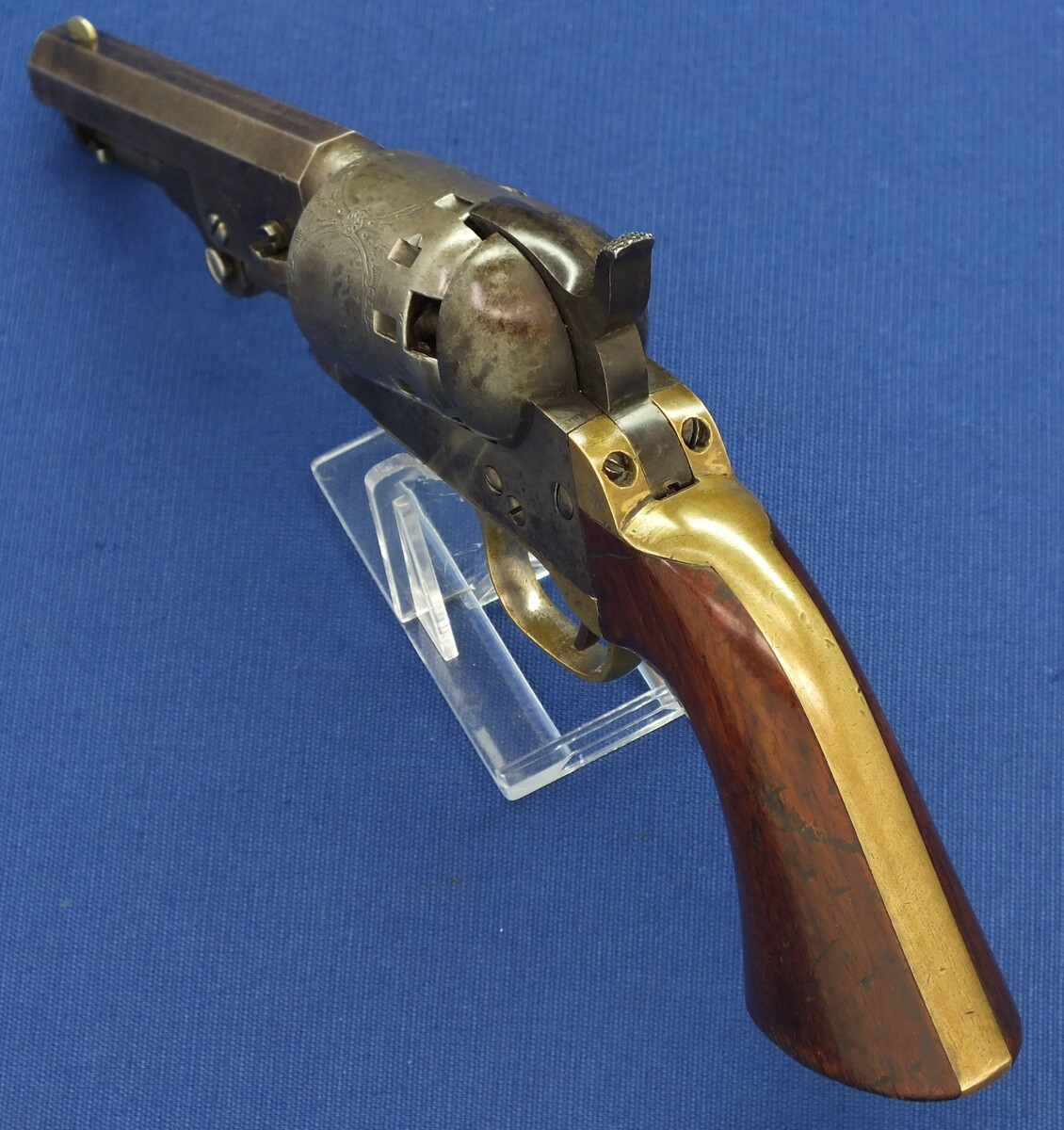 A fine antique American Manhattan .36 Caliber Model Percussion Revolver a.k.a. 