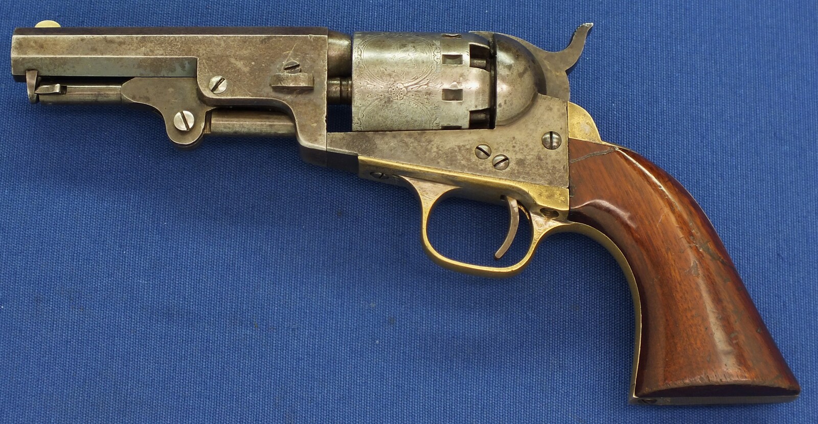 A fine antique American Manhattan .36 Caliber Model Percussion Revolver a.k.a. 