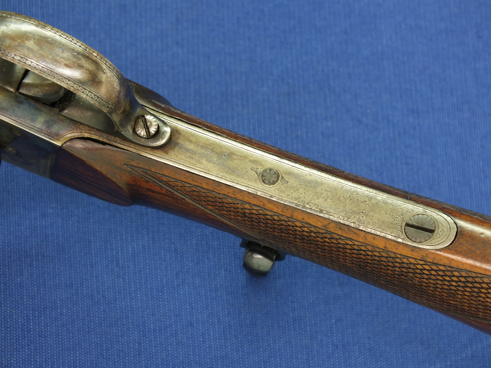 A fine antique Scottish Rook & Rabbit Rifle by Alexander Martin, 20 Royal exchange square, Glasgow. Caliber .300 Rook 10-80. Length 111cm. In mint condition. 