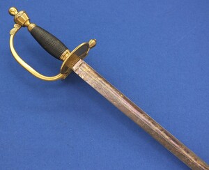 A very nice antique Dutch Infantry Officers Sword Model 1820, length 98 cm,  in very good condition.