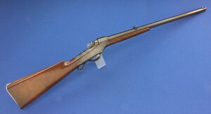 A very nice antique US Marlin Ballard No. 4 Single Shot Rifle, 38-50 caliber, 26 inch barrel, on the left side  