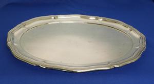 A very nice German Silver Serving Dish, length 40 cm, 800 with unknown marks, in very good condition. Price 595 euro