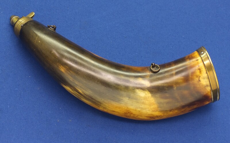 Brass Mounted Powder Horn - Rare Collectibles TV