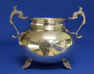 A very nice Silver Sugar Bowl, height 13.5 cm, in very good condition. Price 79 euro