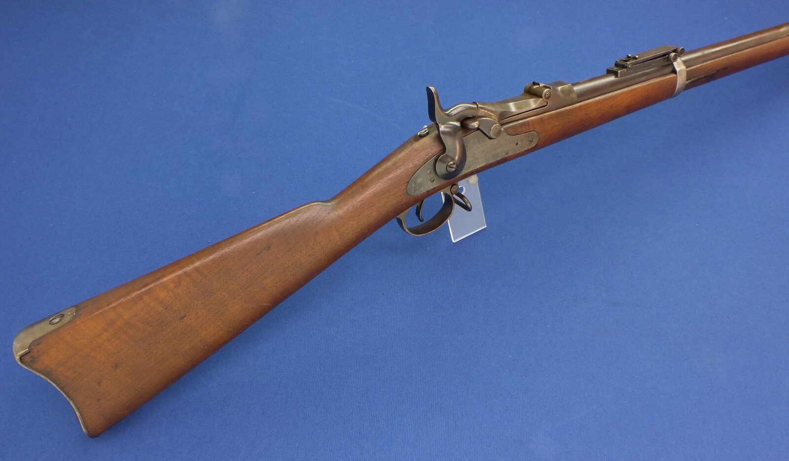 An antique American Model 1888 U.S.Springfield Trapdoor Rifle, a.k.a. 