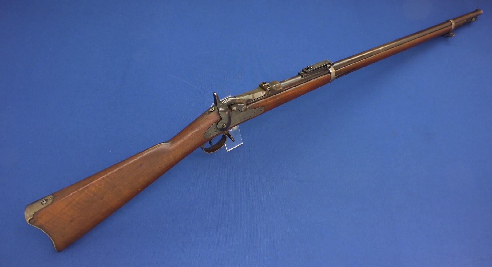 An antique American Model 1888 U.S.Springfield Trapdoor Rifle, a.k.a. 