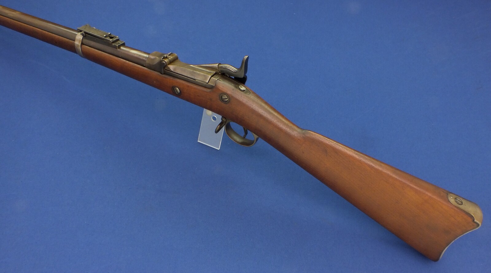 An antique American Model 1888 U.S.Springfield Trapdoor Rifle, a.k.a. 