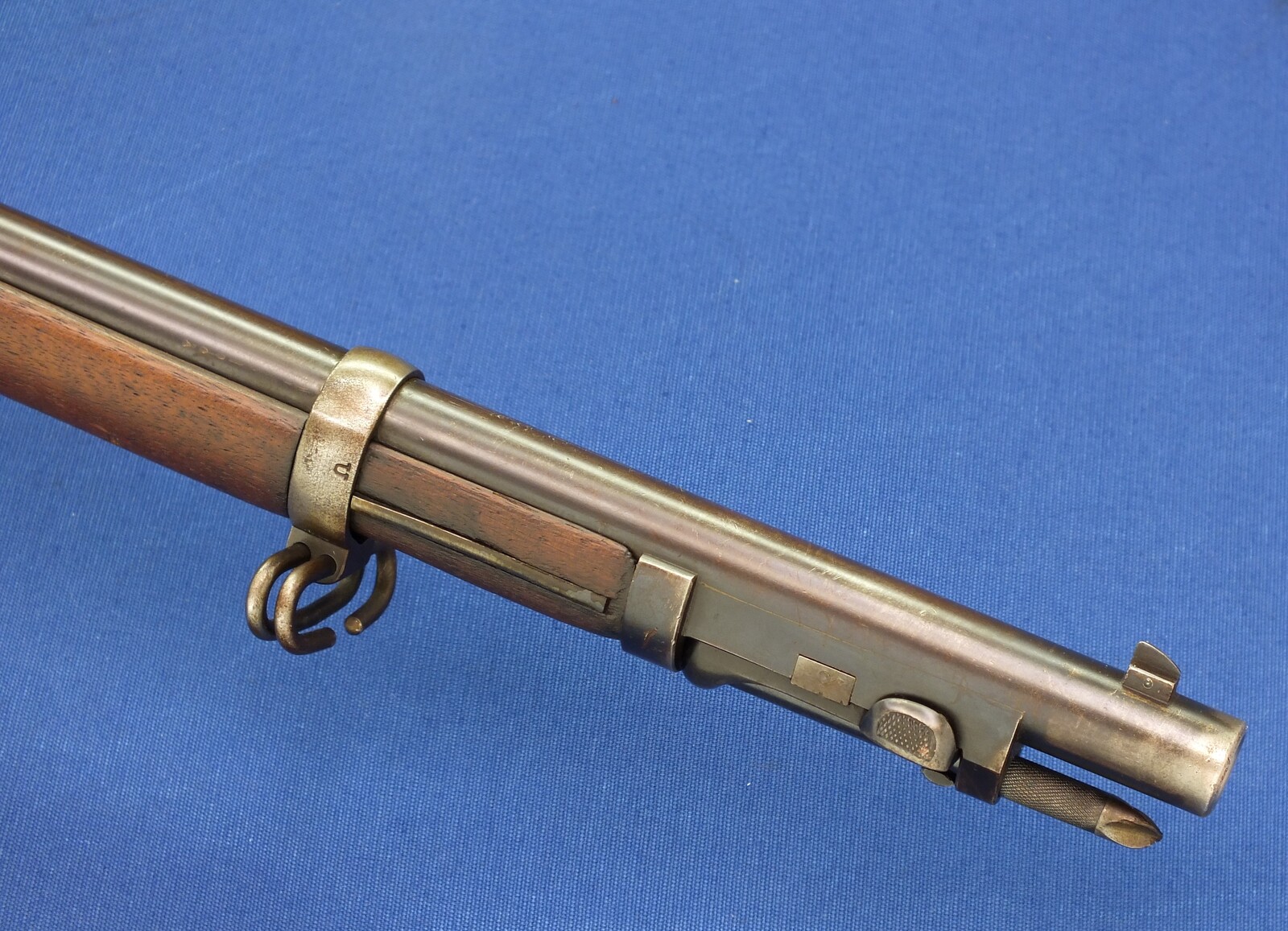 An antique American Model 1888 U.S.Springfield Trapdoor Rifle, a.k.a. 