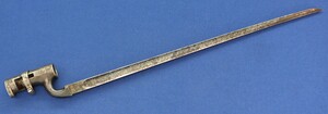 An  Antique British model / Pattern 1853 Enfield Bayonet. Length 52,5cm. In very good condition. Price 150 euro