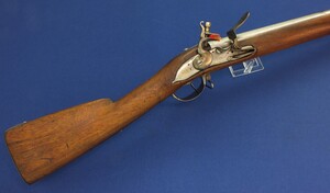 An antique circa 1800 Swiss Flintlock Musket a.k.a. 