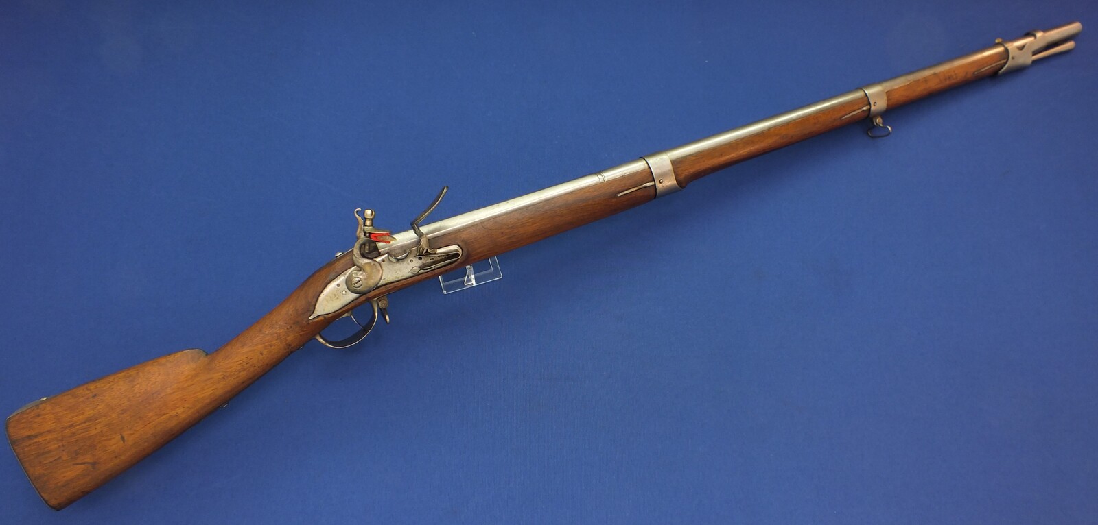 An antique circa 1800 Swiss Flintlock Musket a.k.a. 