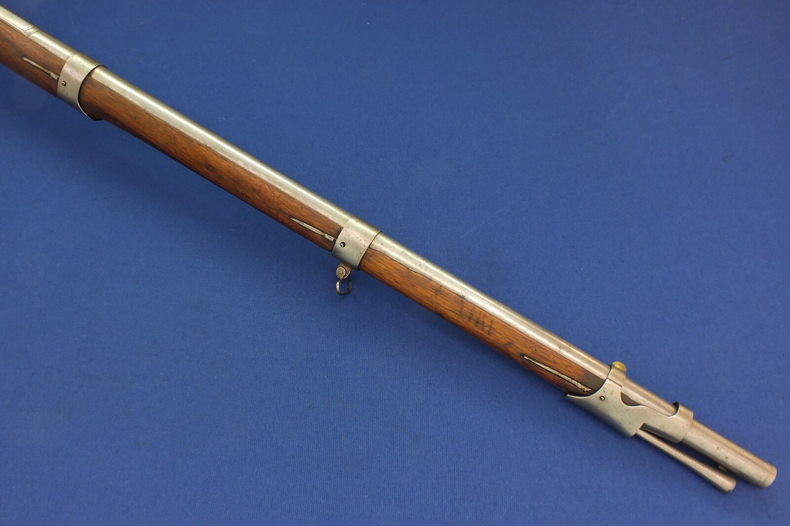 An antique circa 1800 Swiss Flintlock Musket a.k.a. 