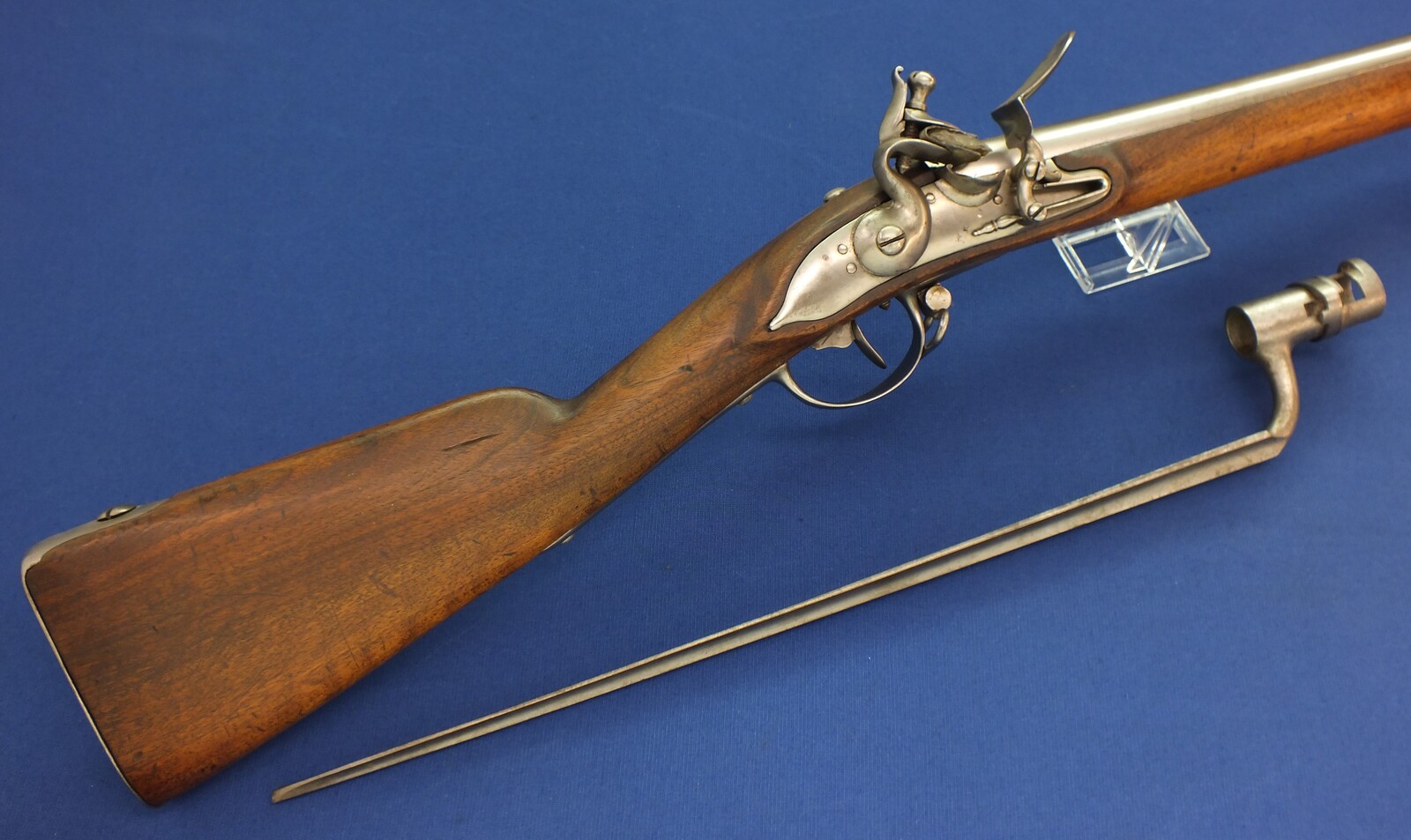 An antique circa 1800 Swiss Flintlock Musket a.k.a. 