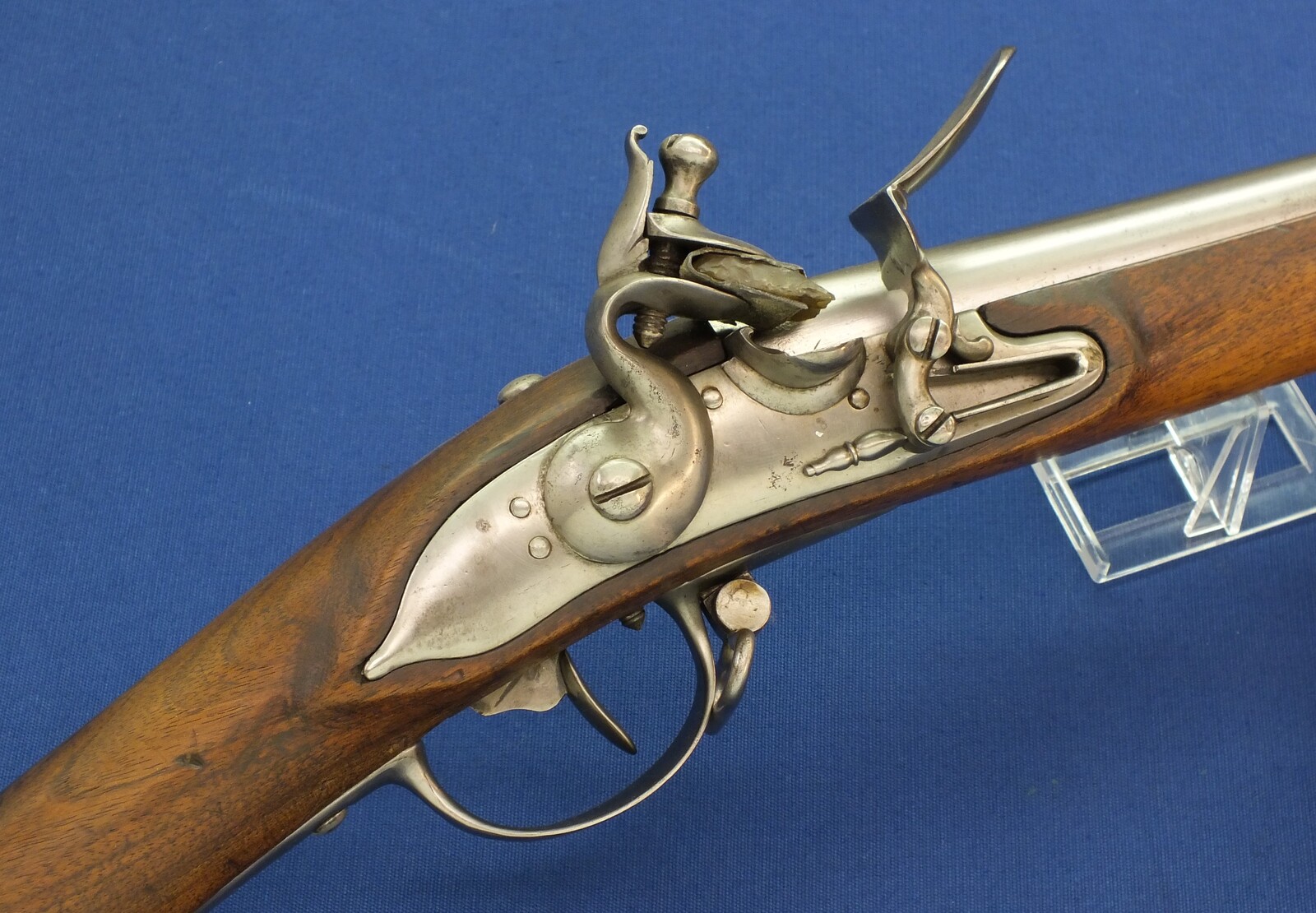 An antique circa 1800 Swiss Flintlock Musket a.k.a. 