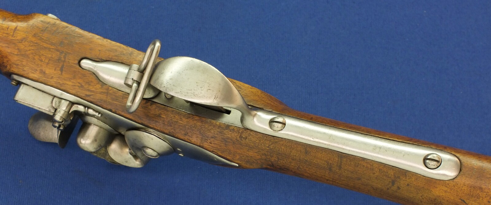 An antique circa 1800 Swiss Flintlock Musket a.k.a. 