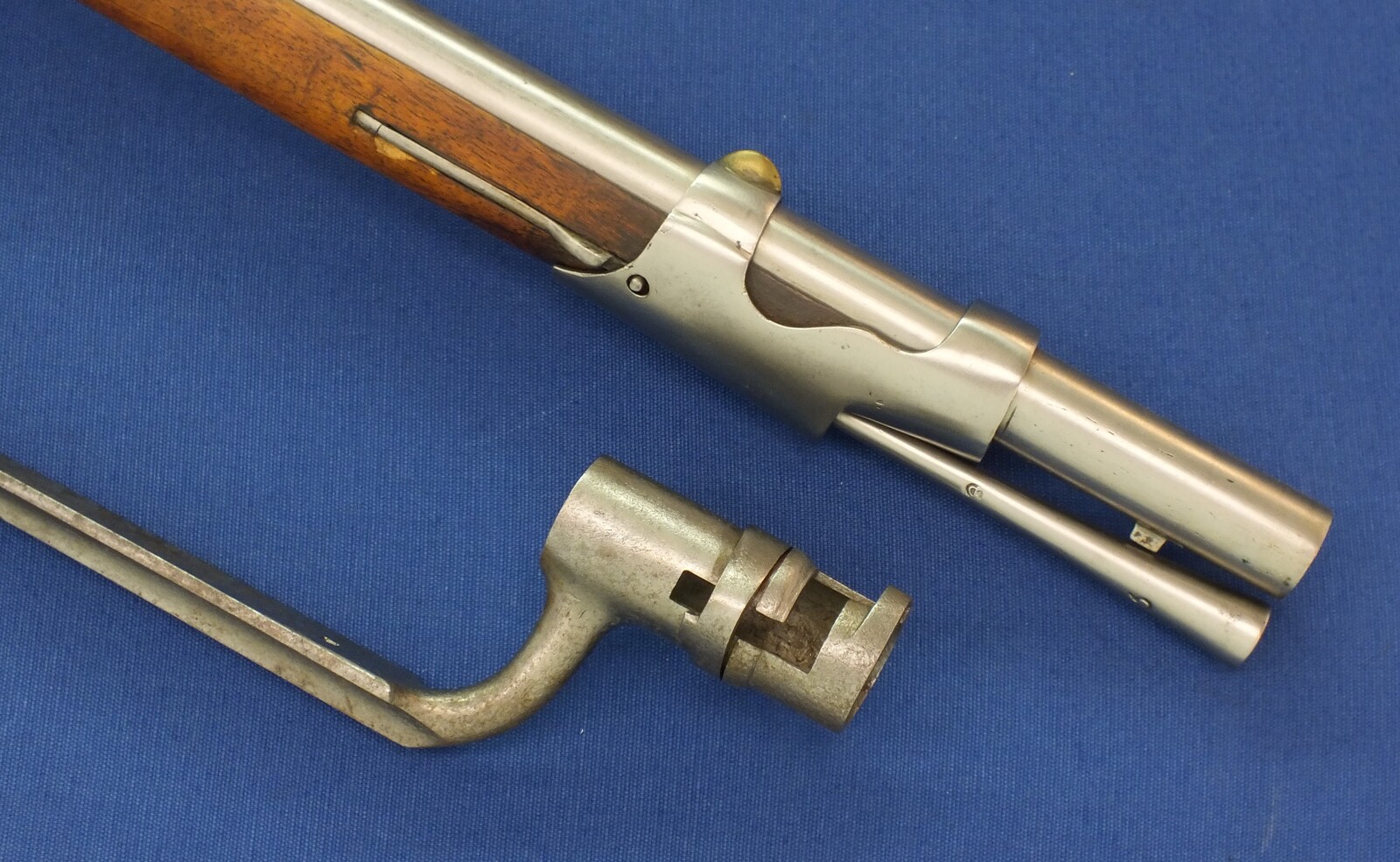 An antique circa 1800 Swiss Flintlock Musket a.k.a. 