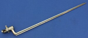 An antique Dutch second type bayonet for Beaumont 1871 Rifle. SN 809. Length 58,2 cm. In very good condition. Price 250 euro