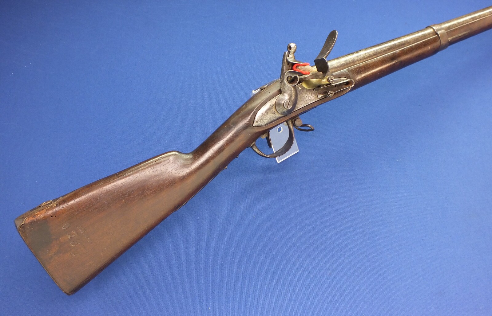 An antique French Military Flintlock Rifle 