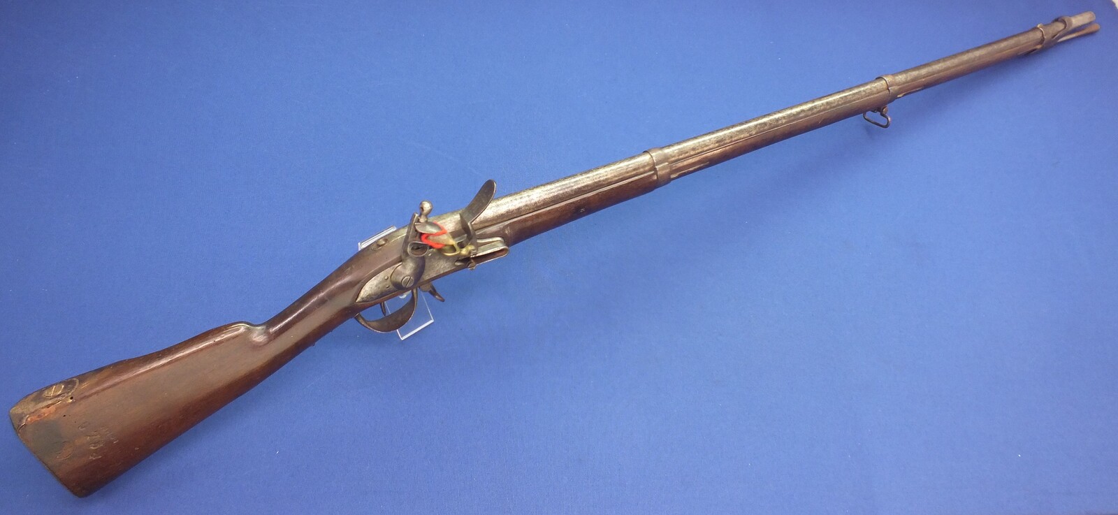 An antique French Military Flintlock Rifle 