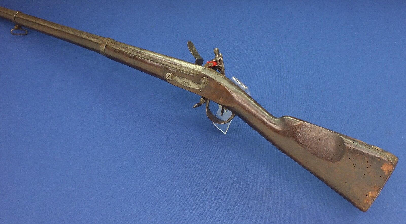 An antique French Military Flintlock Rifle 