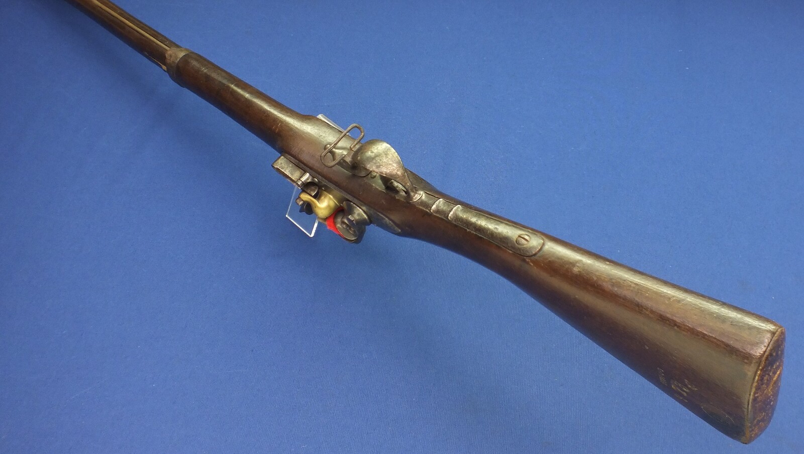 An antique French Military Flintlock Rifle 