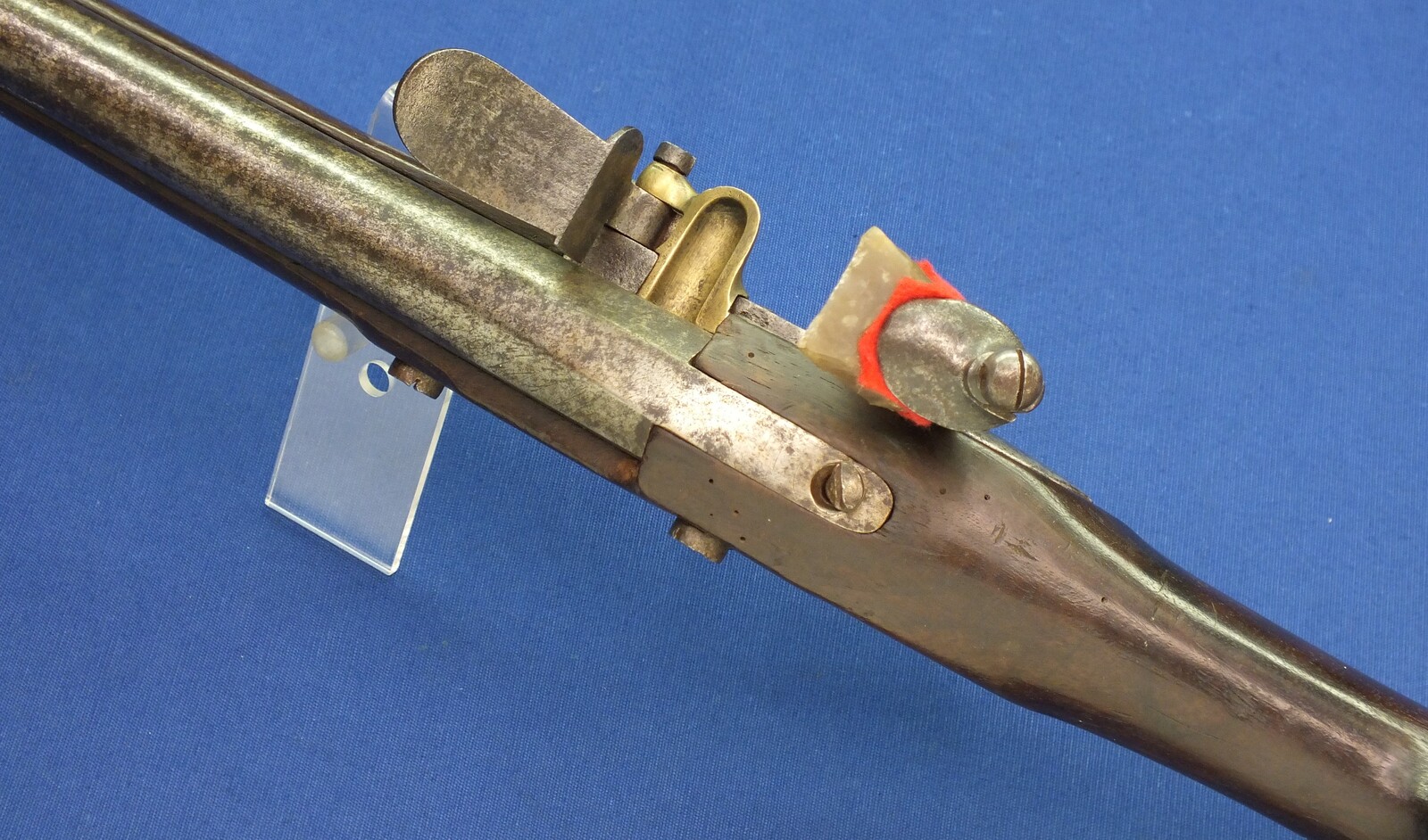 An antique French Military Flintlock Rifle 