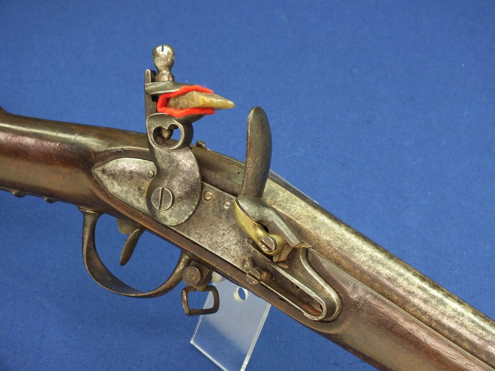 An antique French Military Flintlock Rifle 