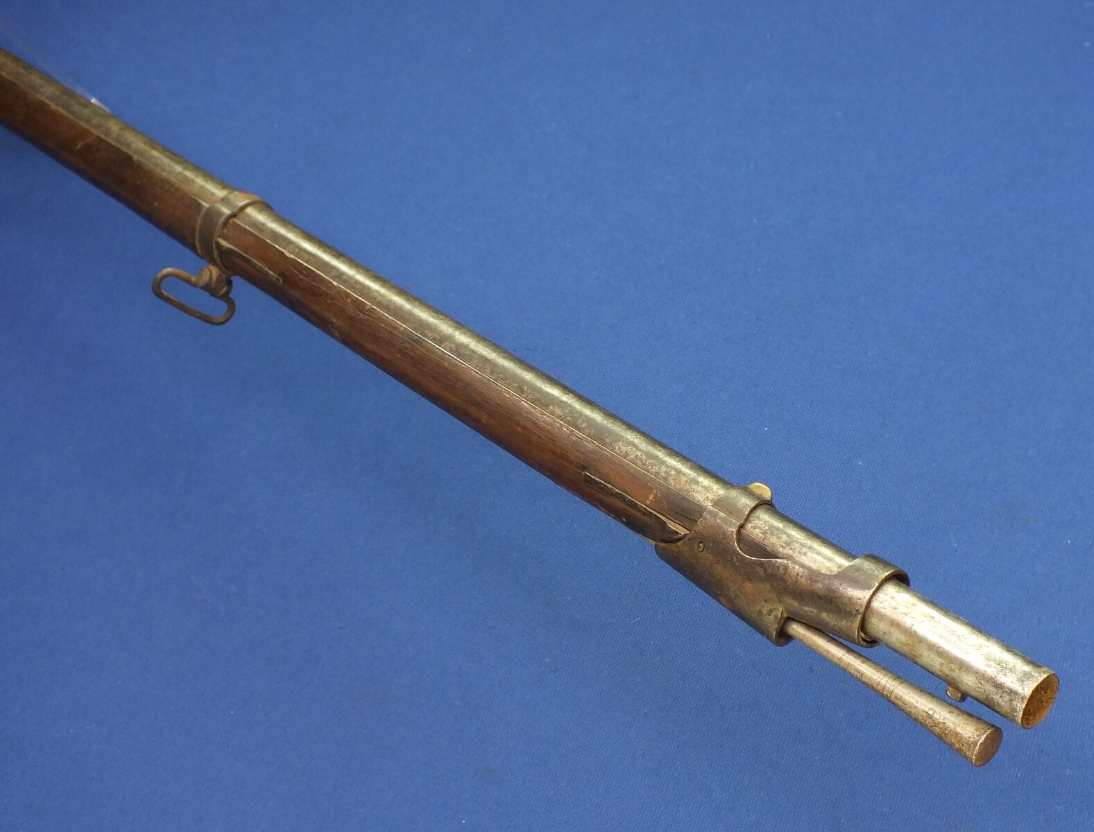 An antique French Military Flintlock Rifle 