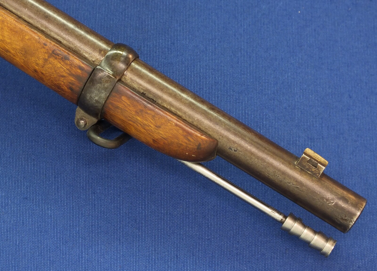 An antique Swedish shortened Rolling Block Rifle by Carl Gustav 1875. Caliber 12.7x44R Centerfire. Barrel 70,5cm. Length 111cm. In very good condition. Price 450 euro