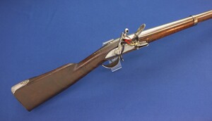 An antique Swiss Flintlock Musket circa 1800, a.k.a. 