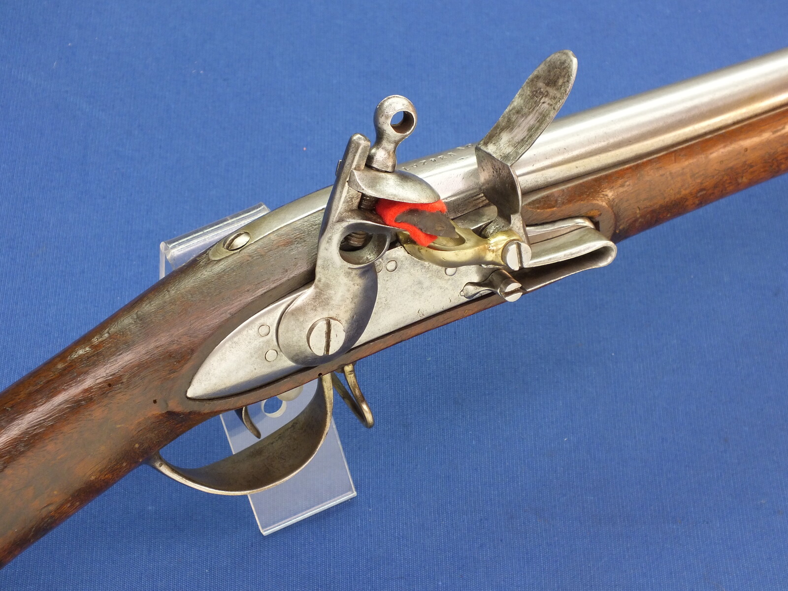 An antique Swiss Flintlock Musket circa 1800, a.k.a. 