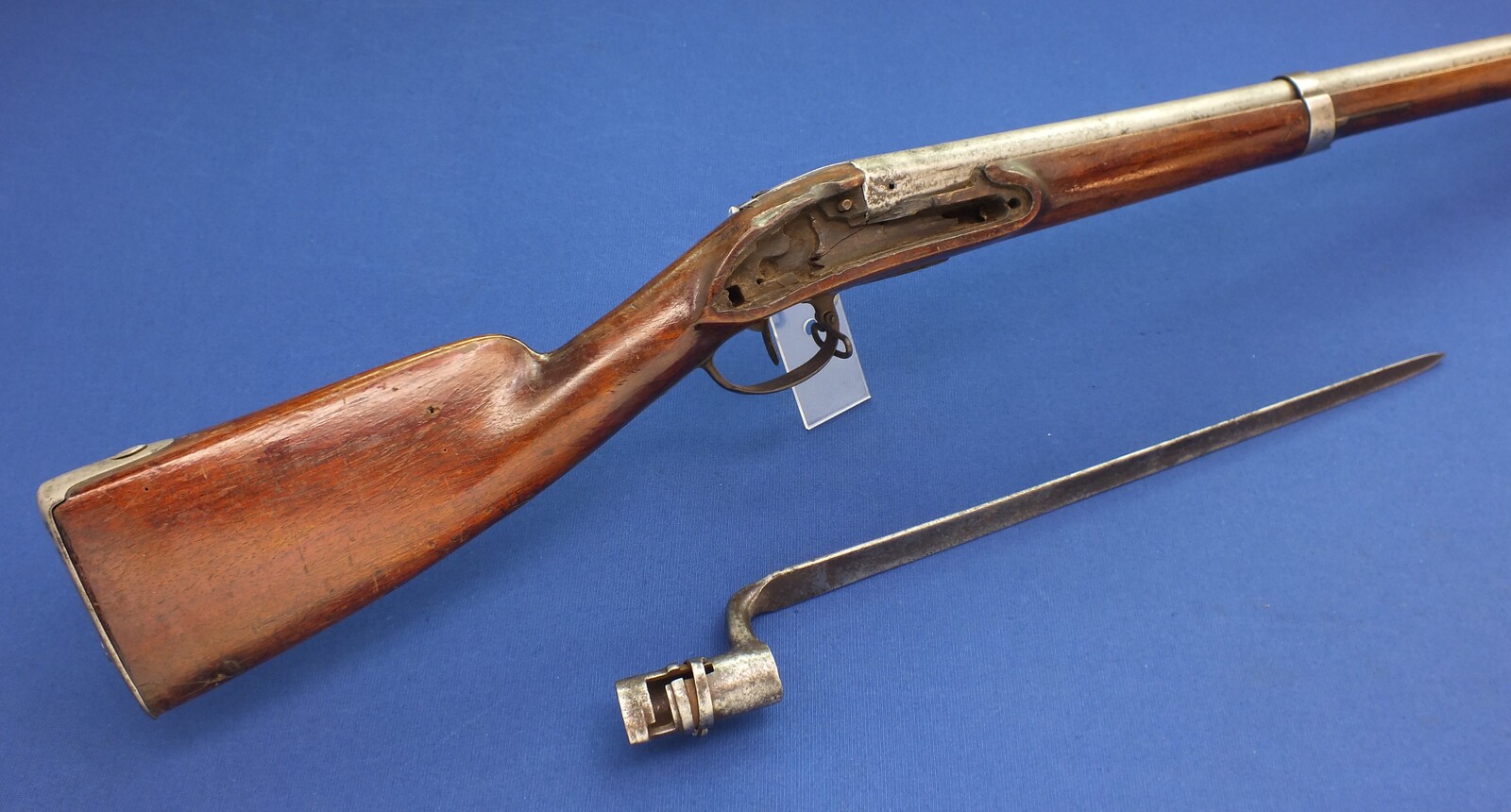 An unrestored Swiss Flintlock Musket  a.k.a. 