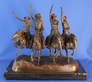 Vintage reproduction Bronze sculpture 