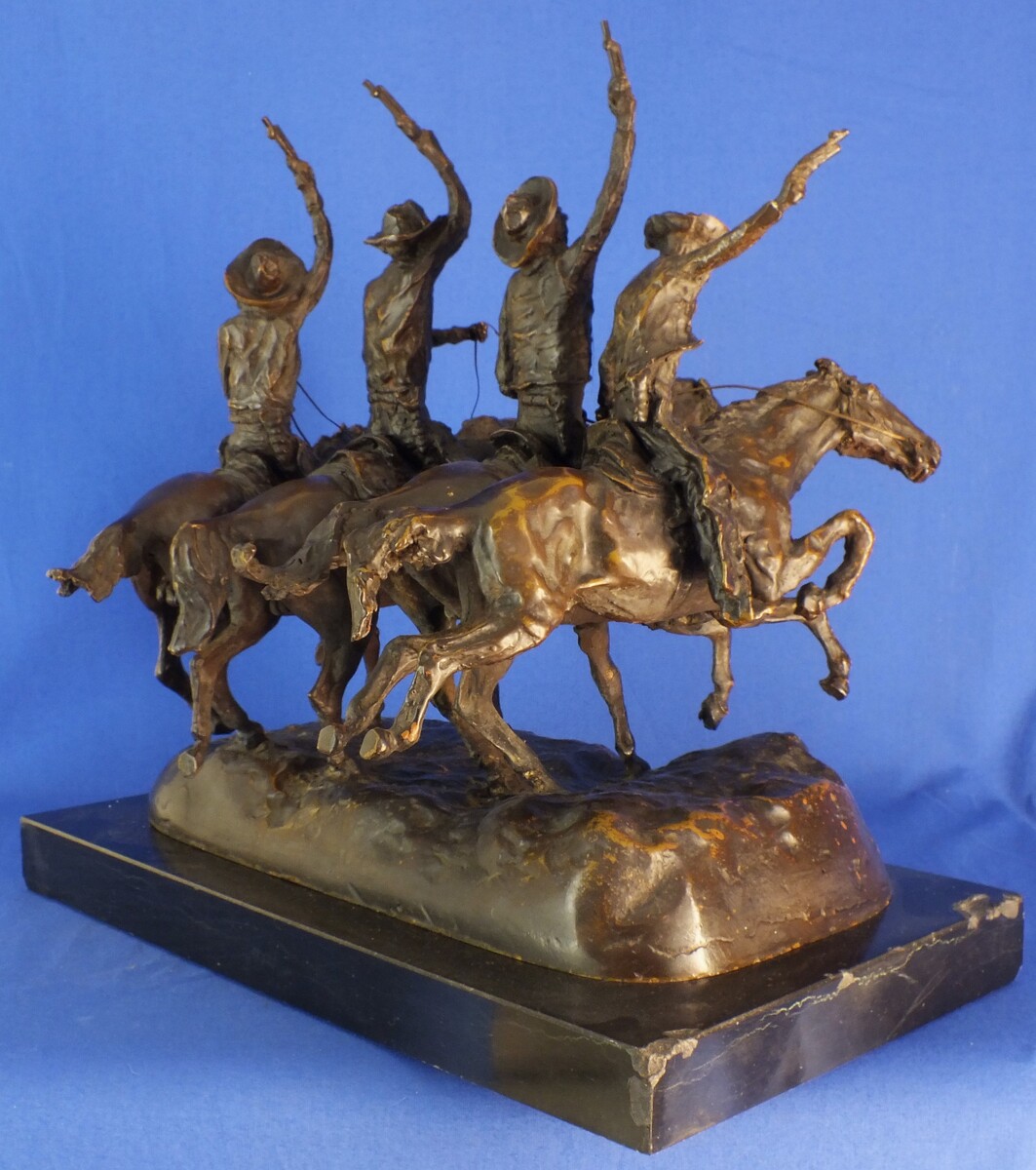 Vintage reproduction Bronze sculpture 